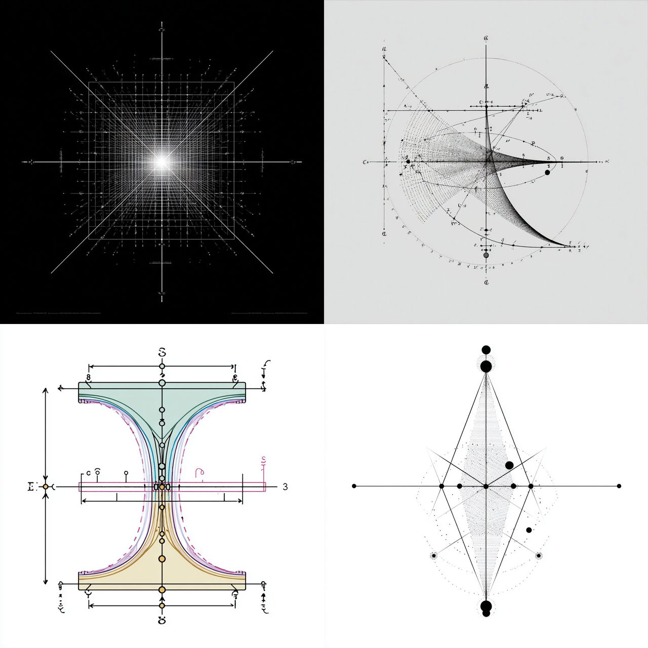 Minkowski diagram style, Midjourney V7, render 1 of 4