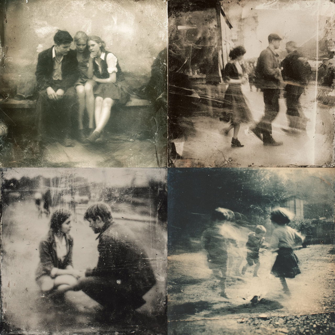 Miroslav Tichy style, Midjourney V7, render 1 of 4
