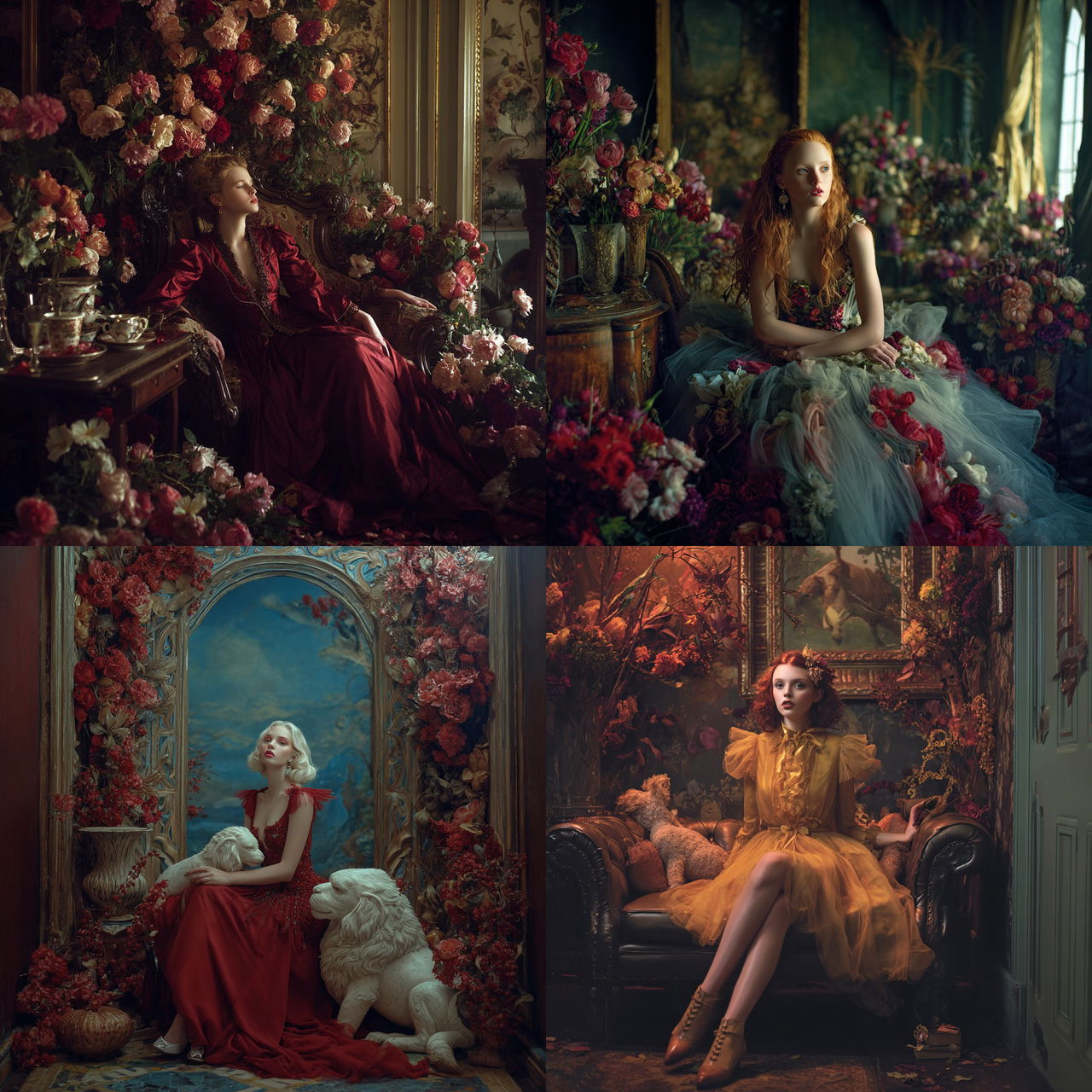 Miss Aniela style, Midjourney V7, render 1 of 4