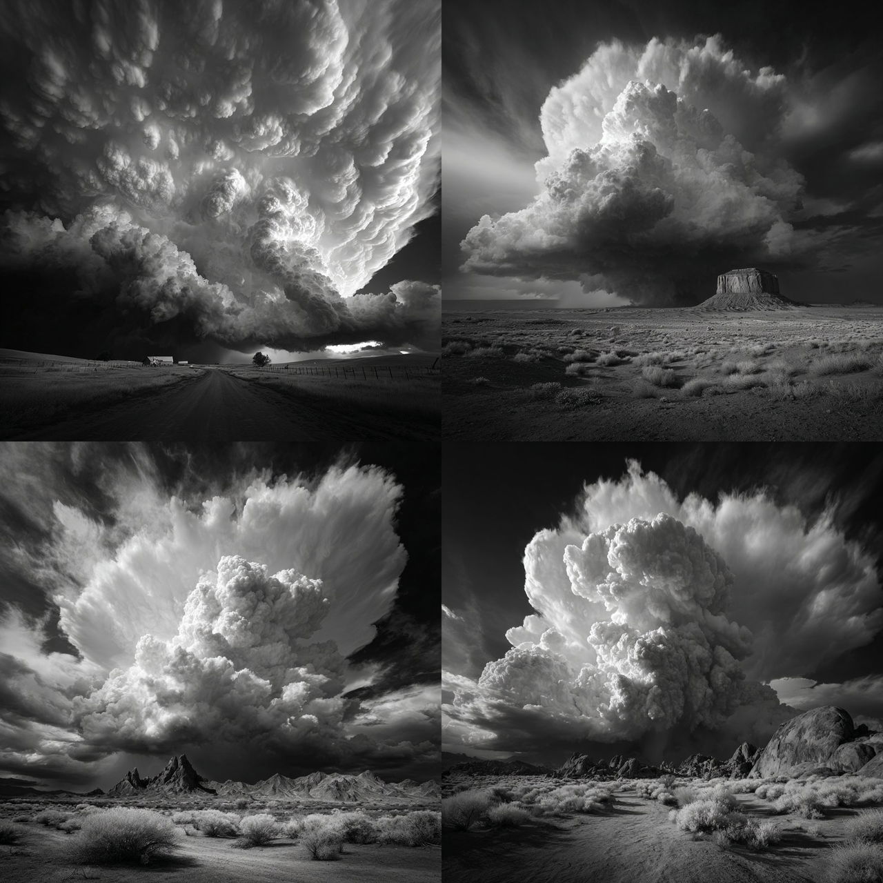 Mitch Dobrowner style, Midjourney V7, render 1 of 4