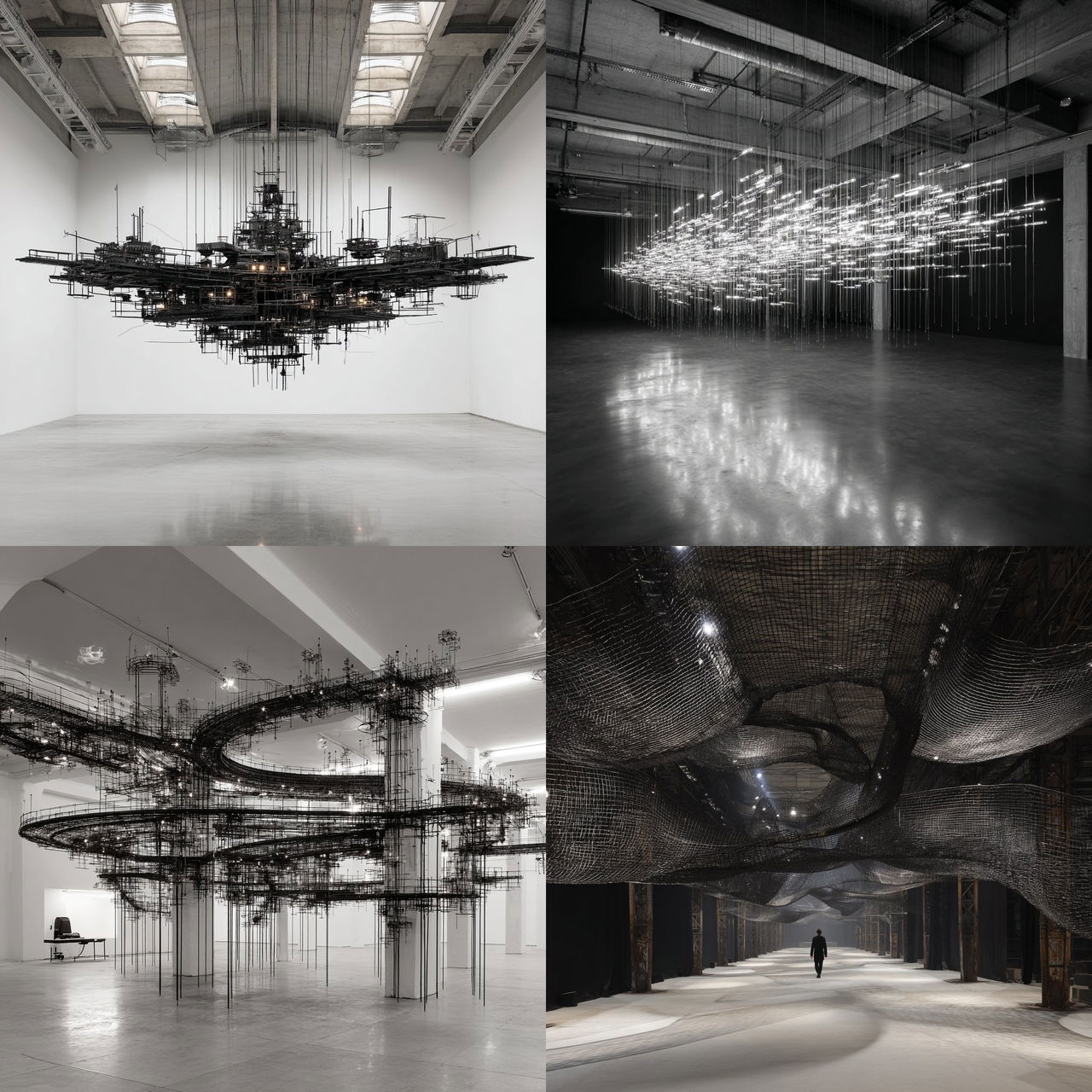 Monica Bonvicini style, Midjourney V7, render 1 of 4