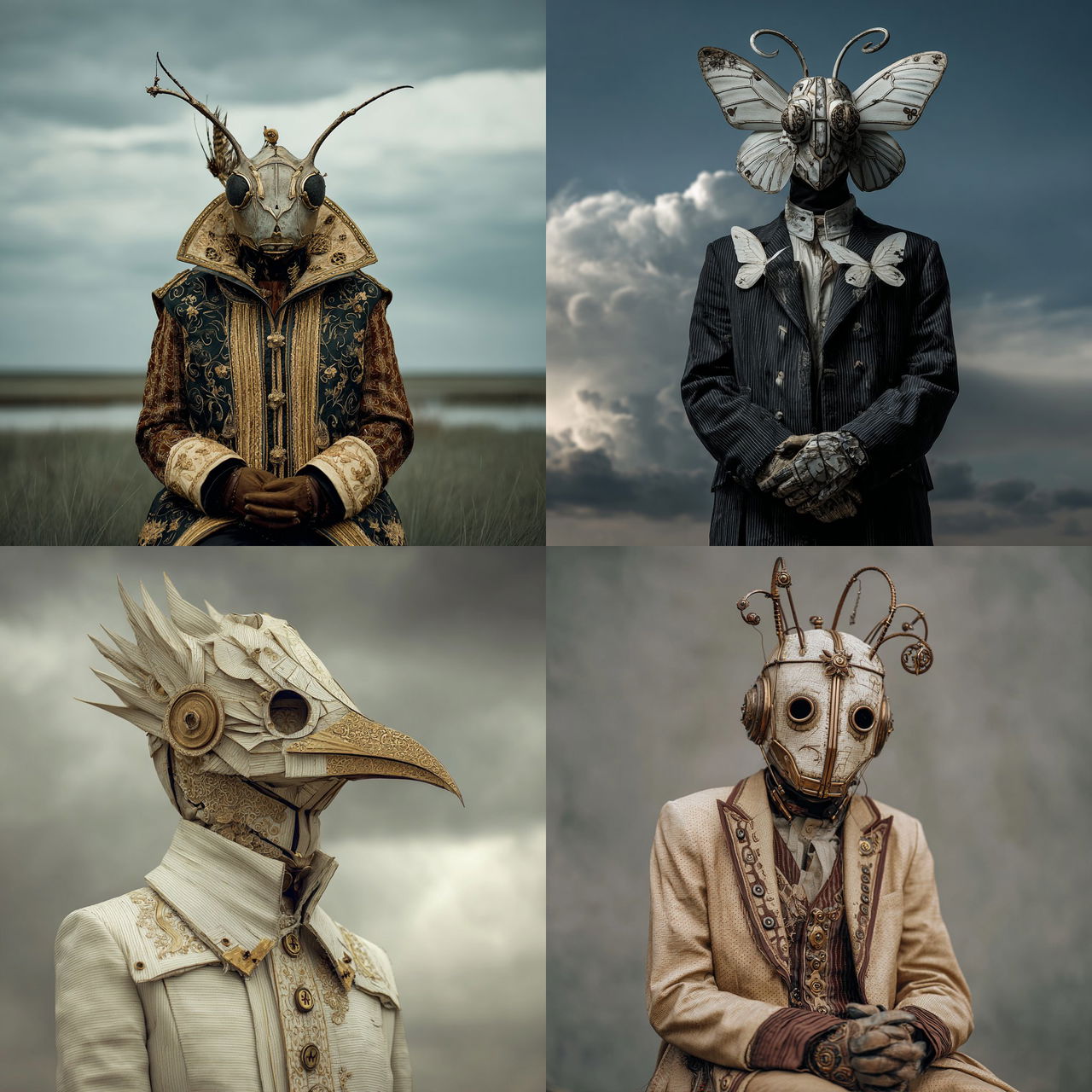 Mothmeister style, Midjourney V7, render 1 of 4