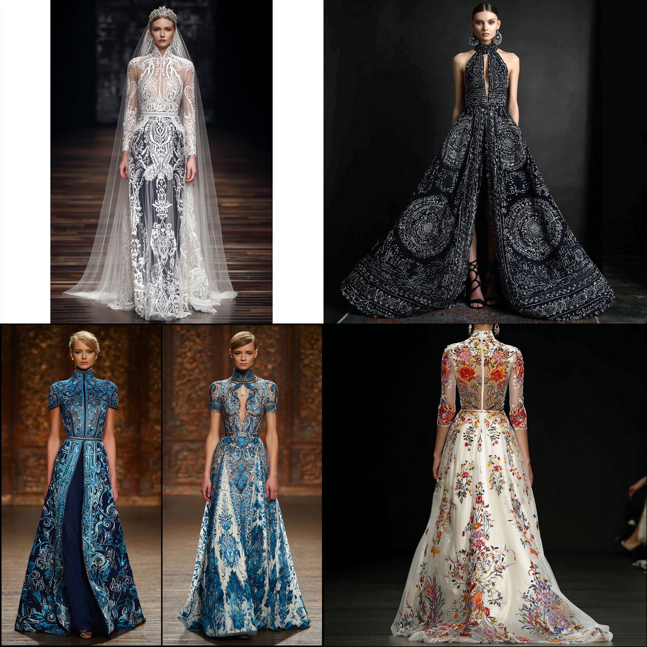 Naeem Khan style, Midjourney V7, render 1 of 4