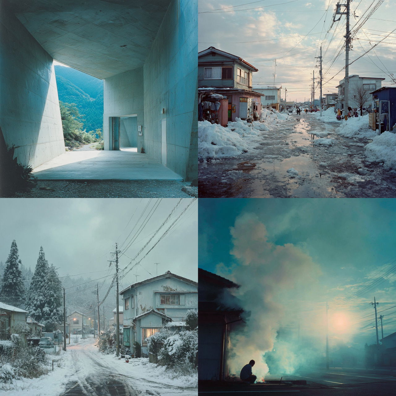 Naoya Hatakeyama style, Midjourney V7, render 1 of 4