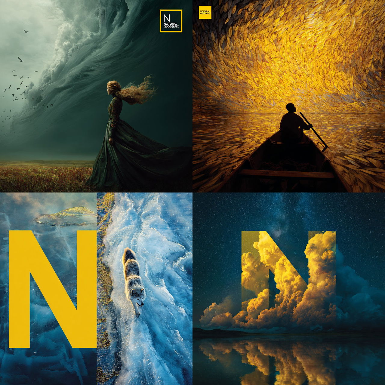 National Geographic magazine style, Midjourney V7, render 1 of 4