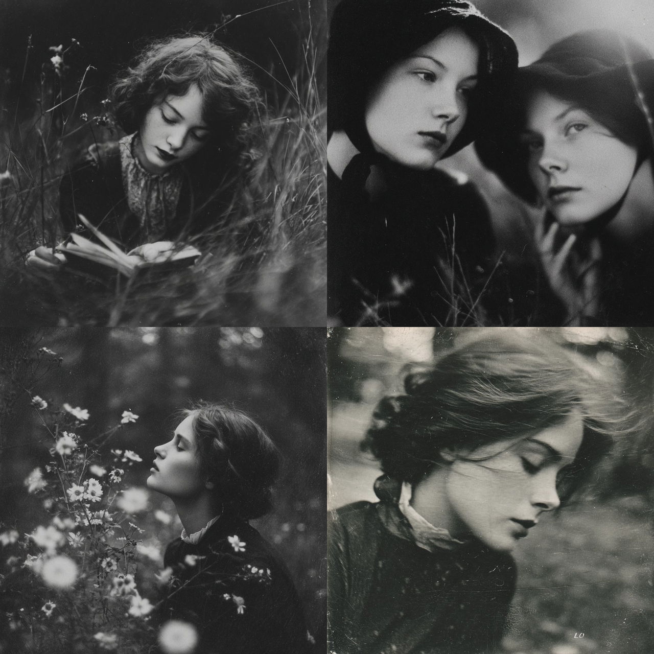 Nell Dorr style, Midjourney V7, render 1 of 4