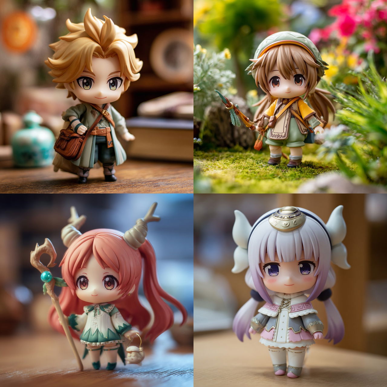 Nendoroid style, Midjourney V7, render 1 of 4