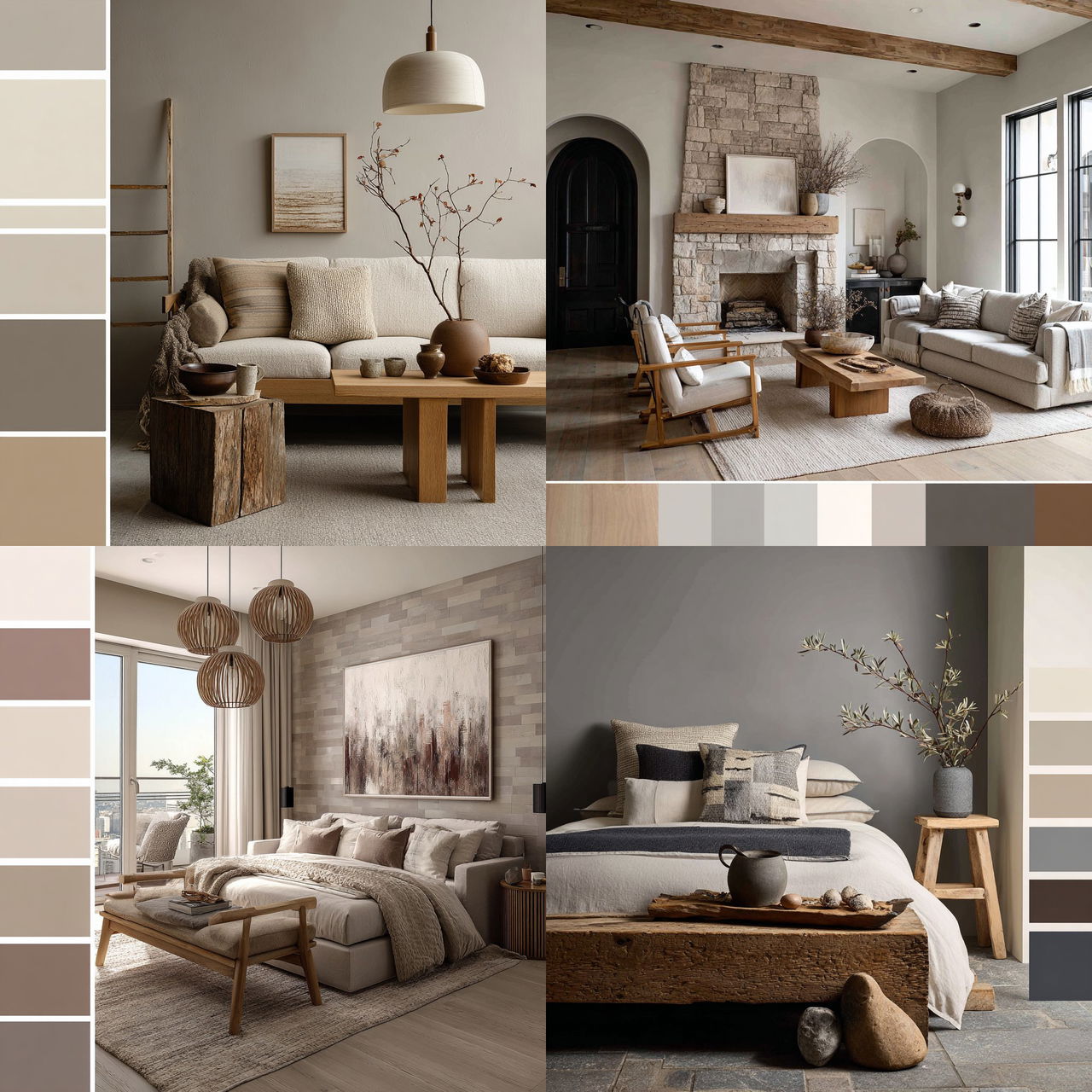Neutral Color Scheme style, Midjourney V7, render 1 of 4