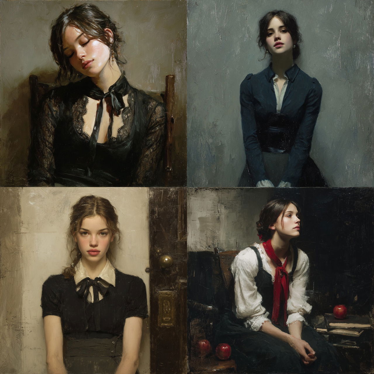 Nick Alm style, Midjourney V7, render 1 of 4