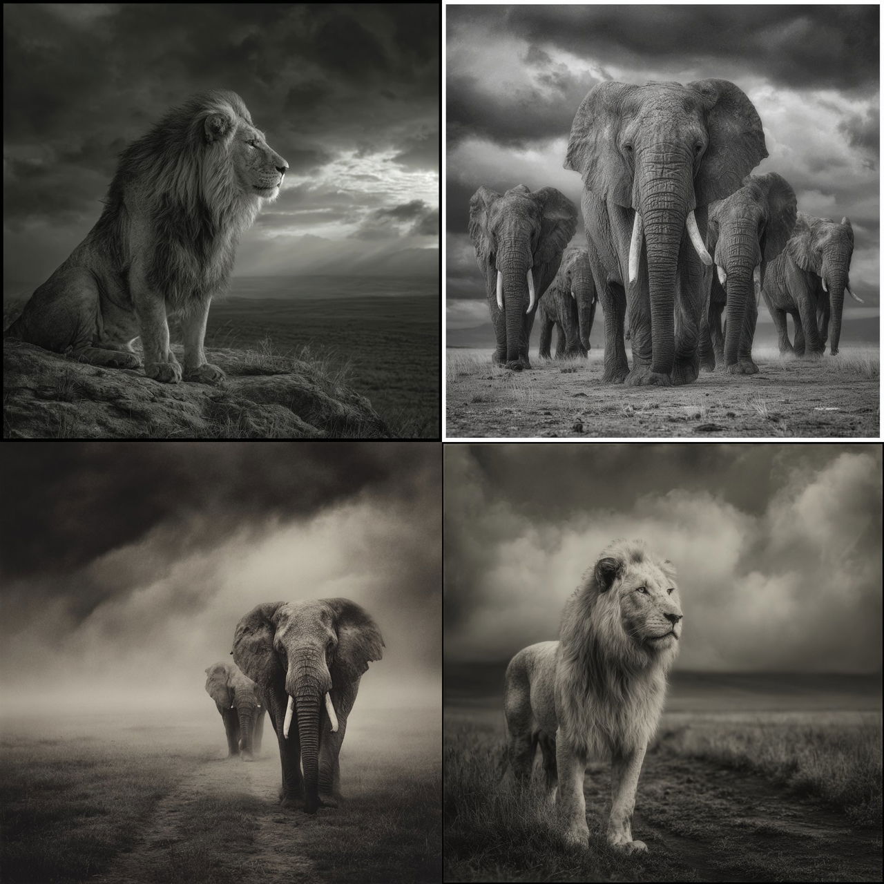 Nick Brandt style, Midjourney V7, render 1 of 4