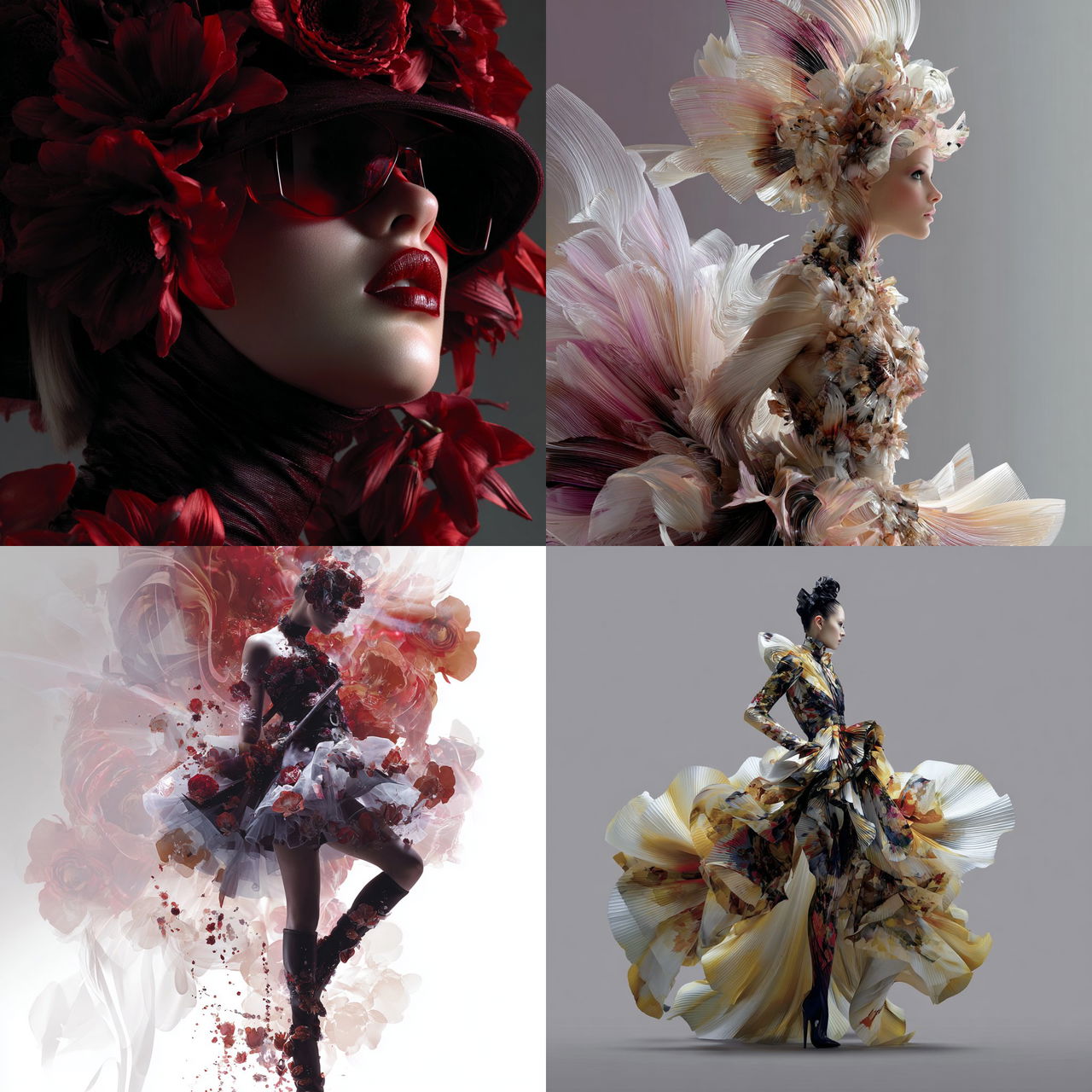 Nick Knight style, Midjourney V7, render 1 of 4
