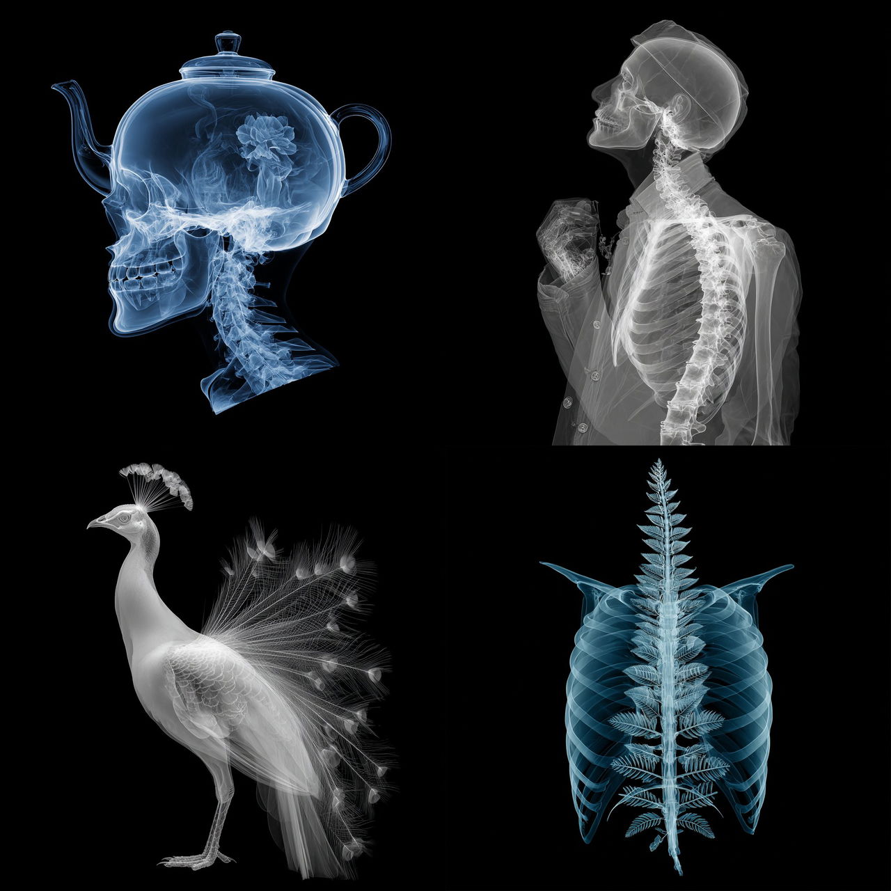 Nick Veasey style, Midjourney V7, render 1 of 4