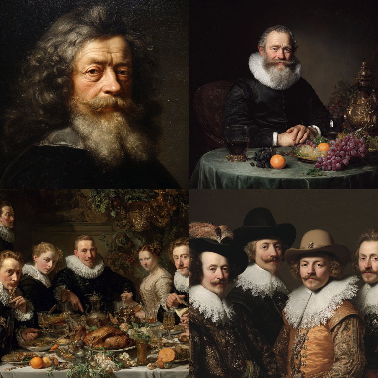 Nicolaes van Verendael style, Midjourney V7, render 1 of 4