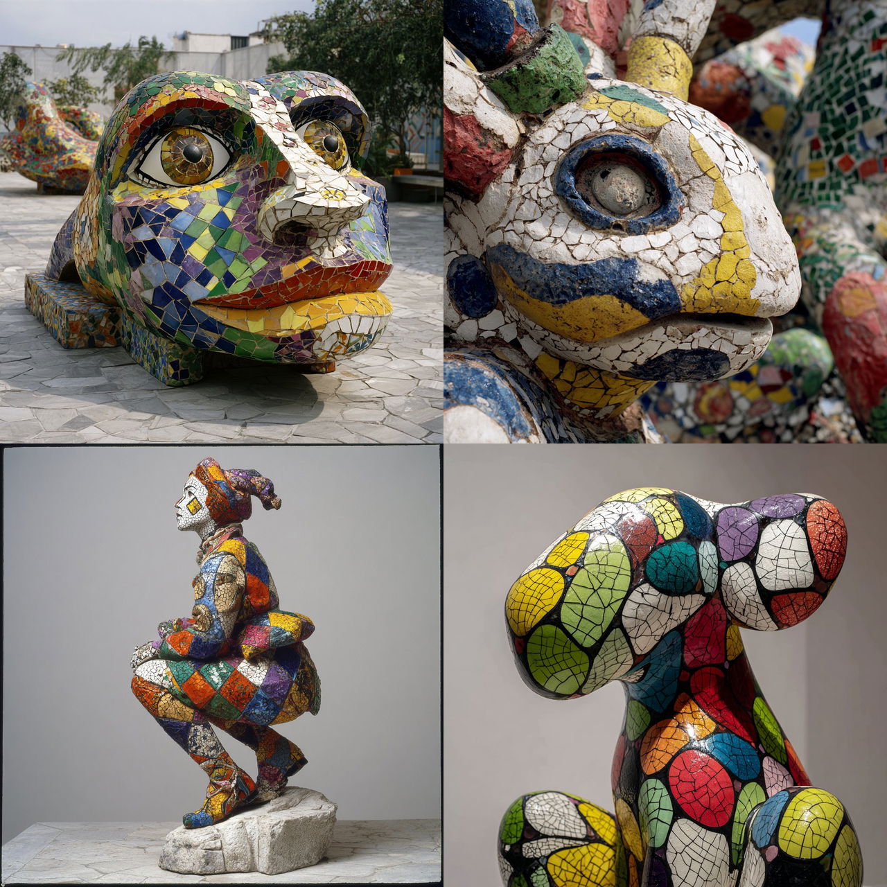 Niki de Saint Phalle style, Midjourney V7, render 1 of 4