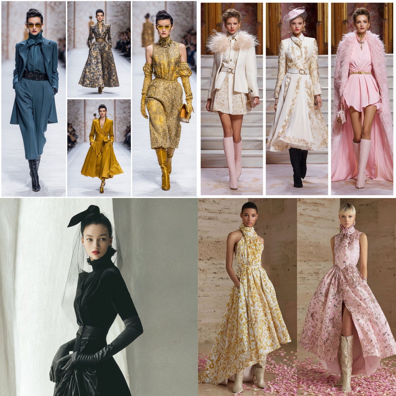 Nina Ricci style, Midjourney V7, render 1 of 4