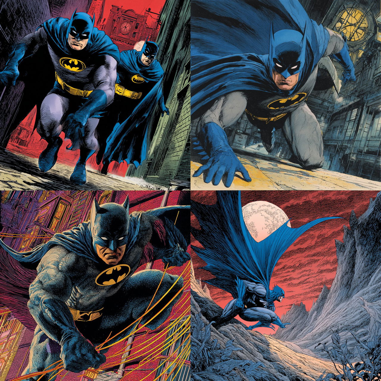 Norm Breyfogle style, Midjourney V7, render 1 of 4