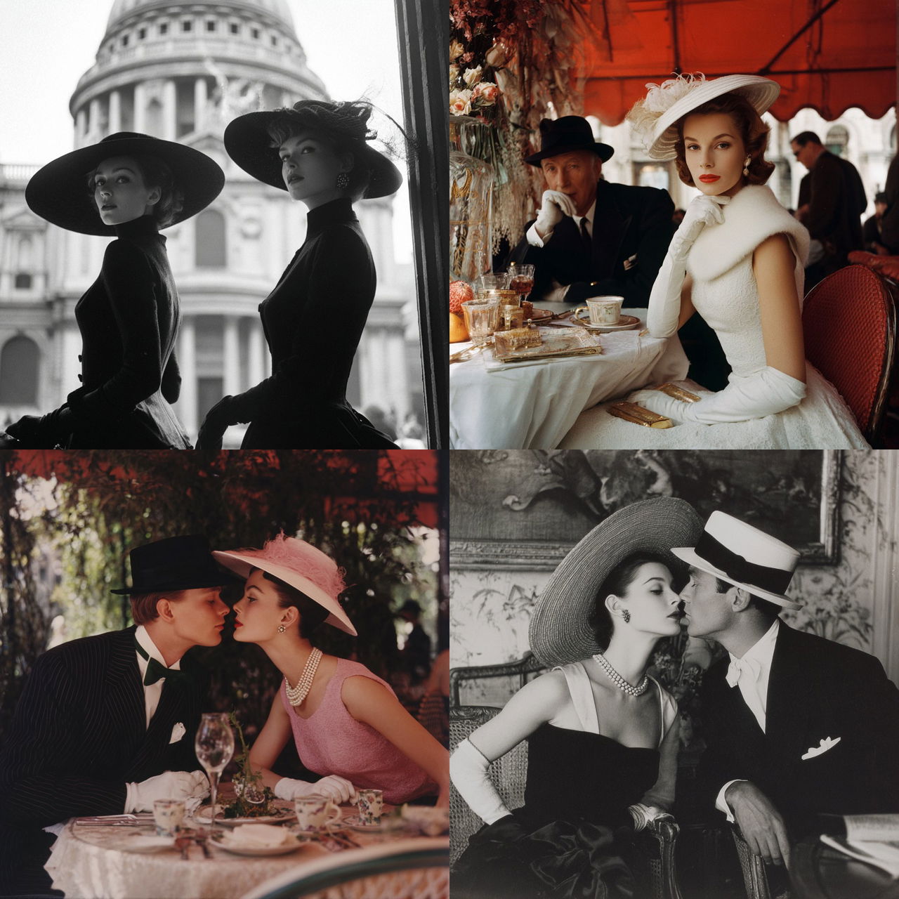 Norman Parkinson style, Midjourney V7, render 1 of 4