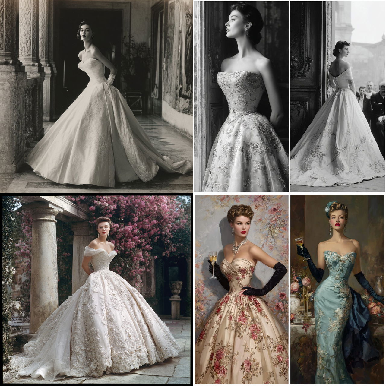 Oleg Cassini style, Midjourney V7, render 1 of 4