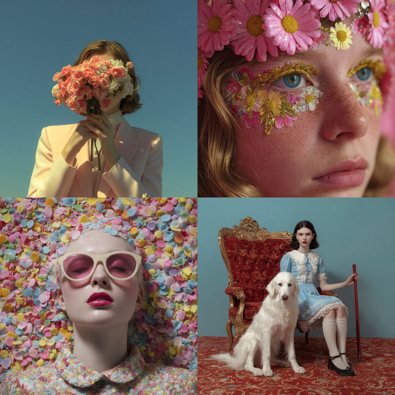 Olivia Locher style, Midjourney V7, render 1 of 4