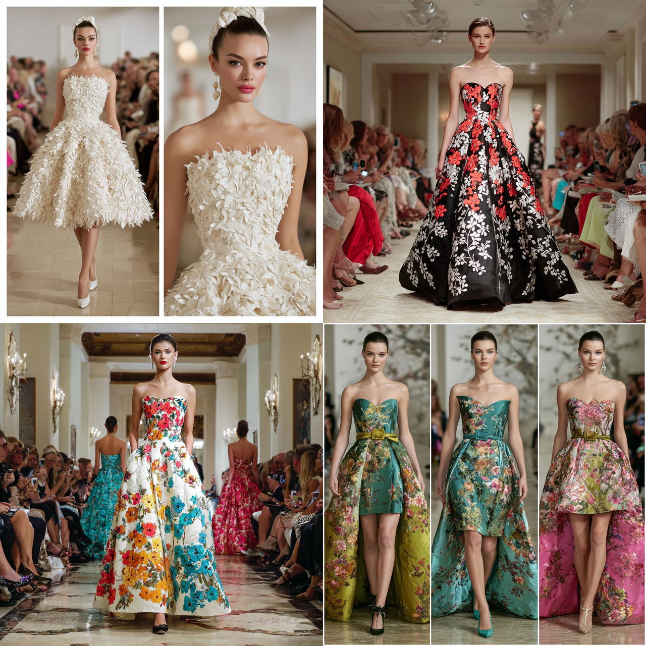 Oscar de la Renta style, Midjourney V7, render 1 of 4