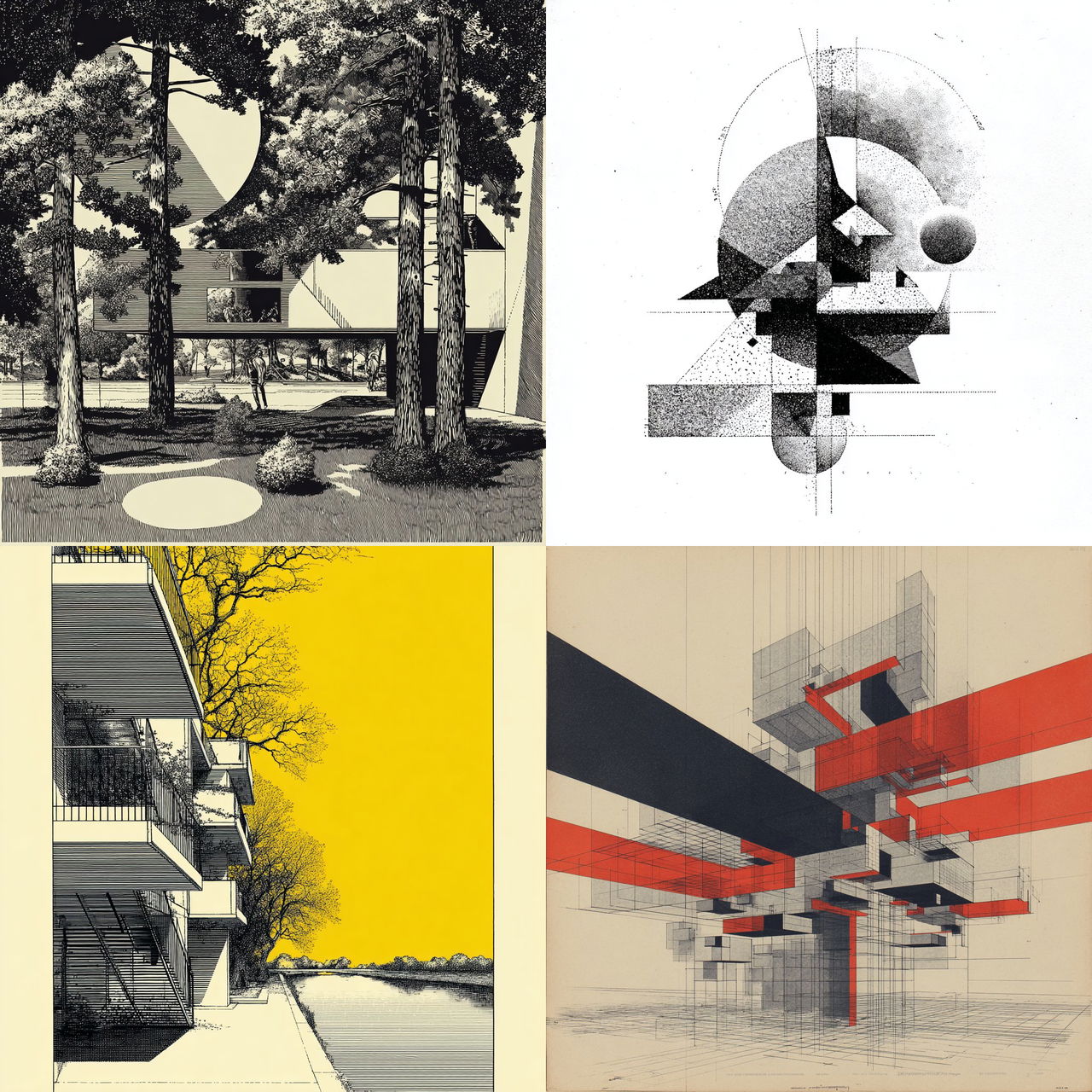 Otl Aicher style, Midjourney V7, render 1 of 4