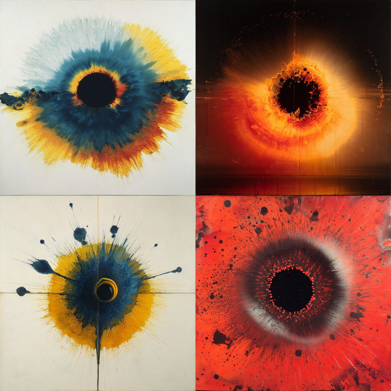 Otto Piene style, Midjourney V7, render 1 of 4