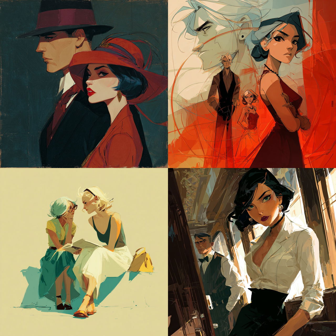 Otto Schmidt style, Midjourney V7, render 1 of 4