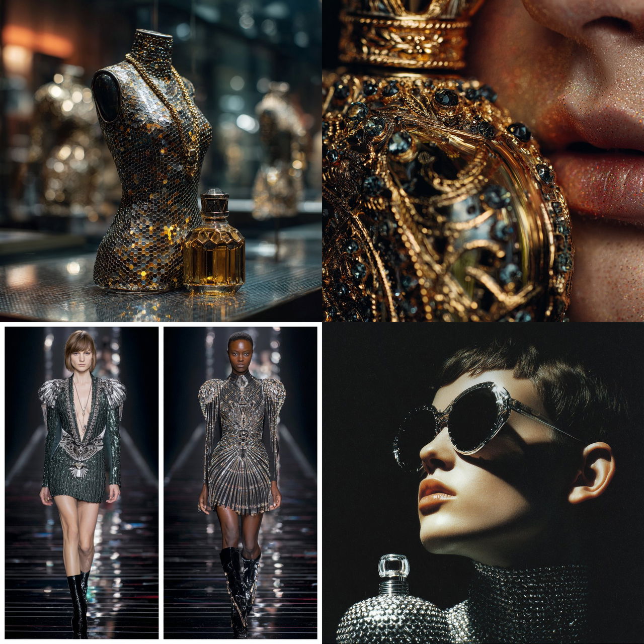 Paco Rabanne style, Midjourney V7, render 1 of 4