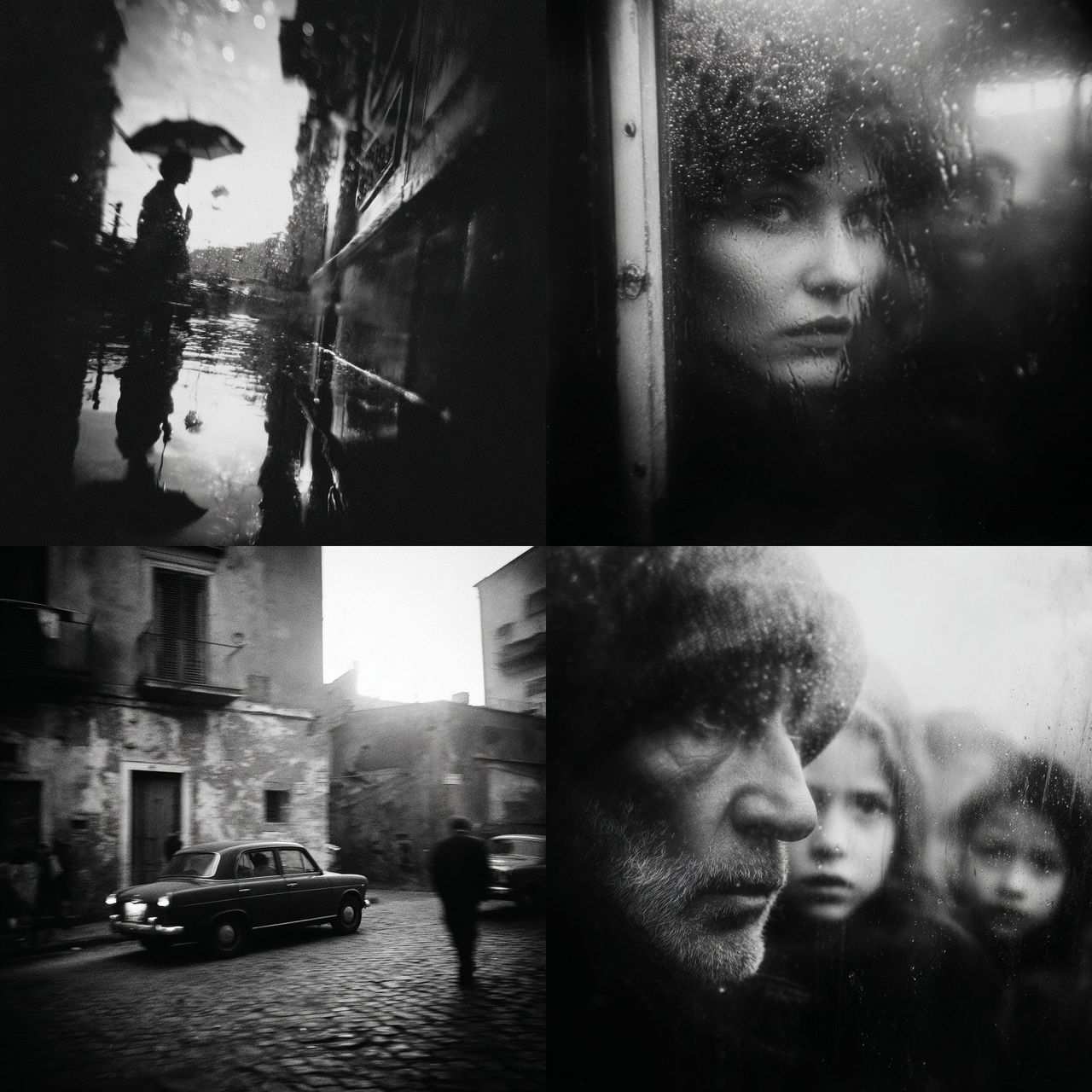 Paolo Pellegrin style, Midjourney V7, render 1 of 4