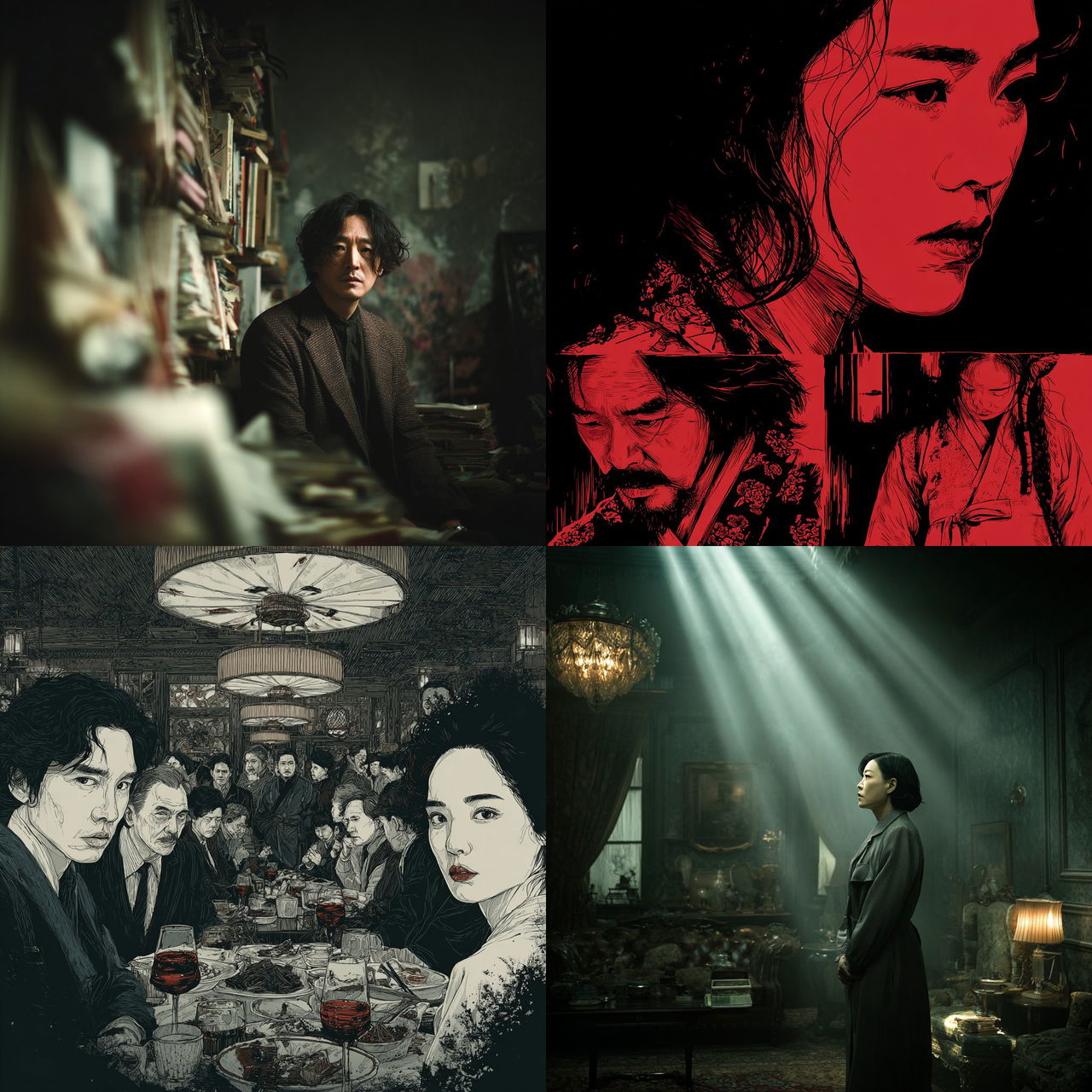 Park Chan Wook style, Midjourney V7, render 1 of 4