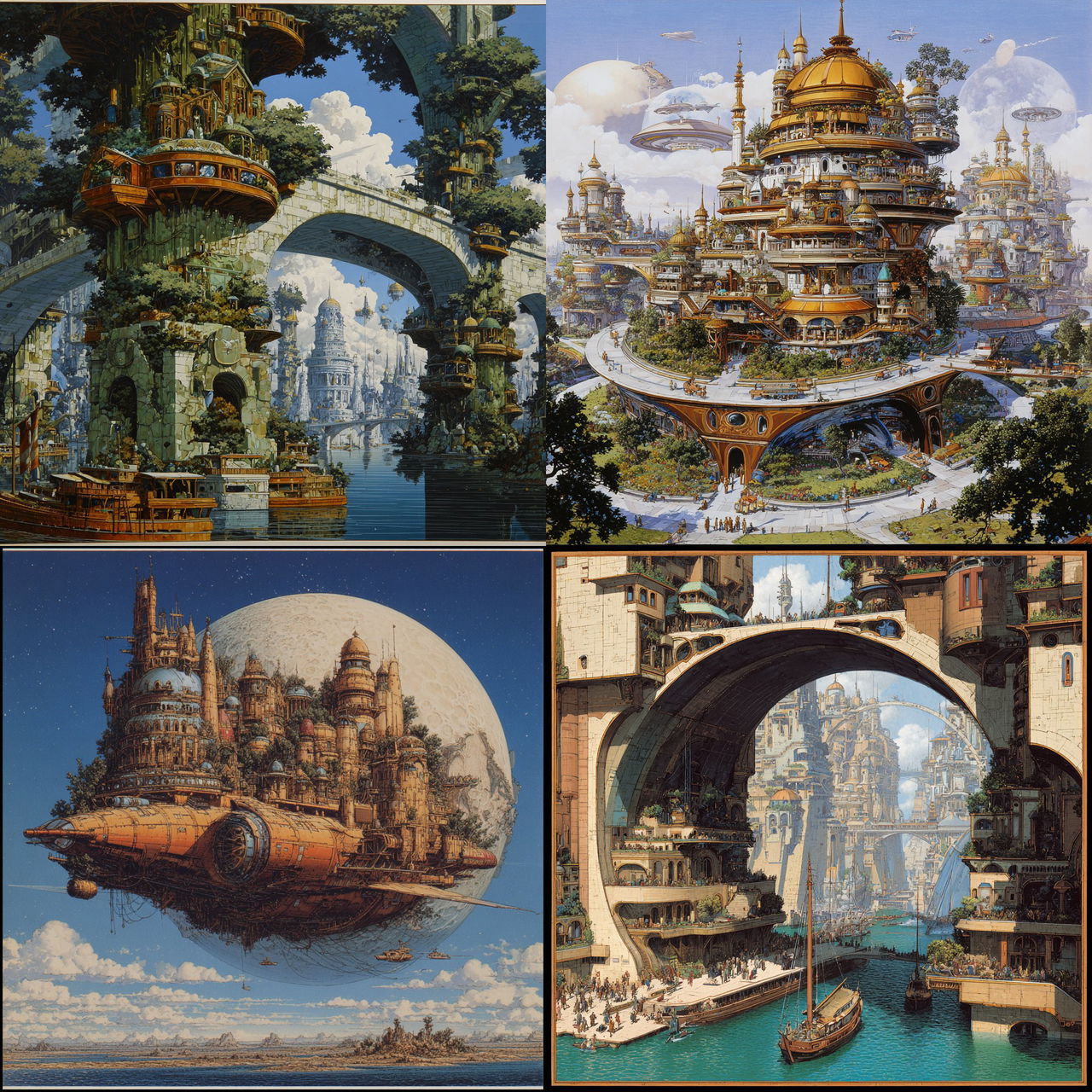 Patrick Woodroffe style, Midjourney V7, render 1 of 4