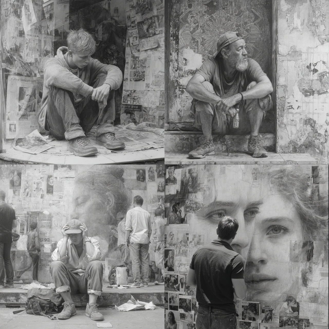 Paul Cadden style, Midjourney V7, render 1 of 4