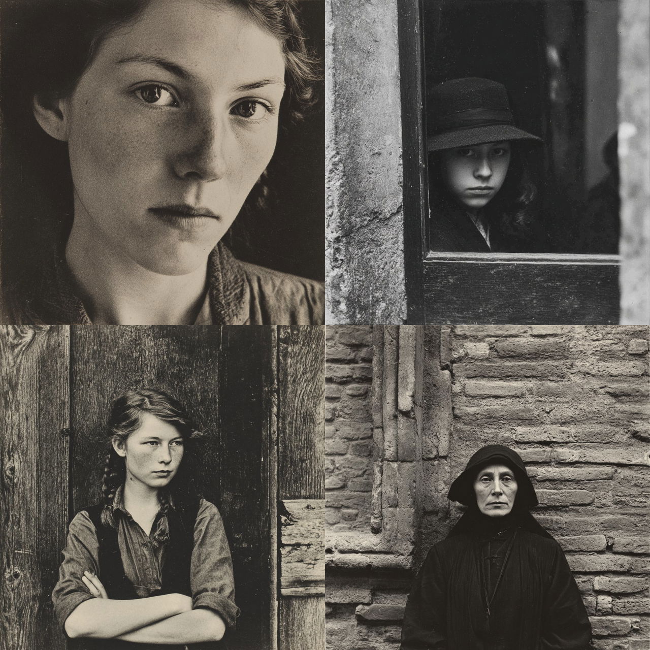 Paul Strand style, Midjourney V7, render 1 of 4