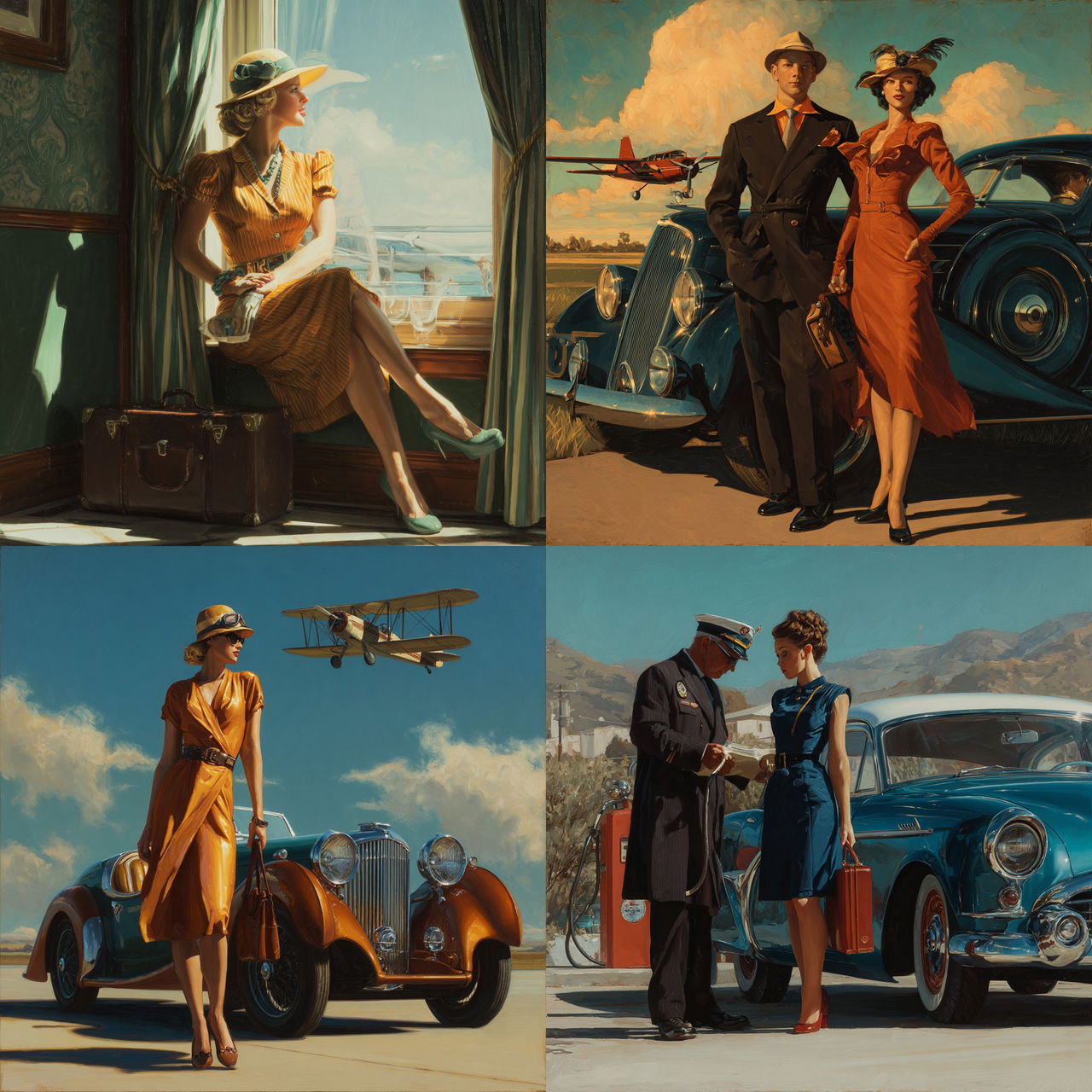 Peregrine Heathcote style, Midjourney V7, render 1 of 4