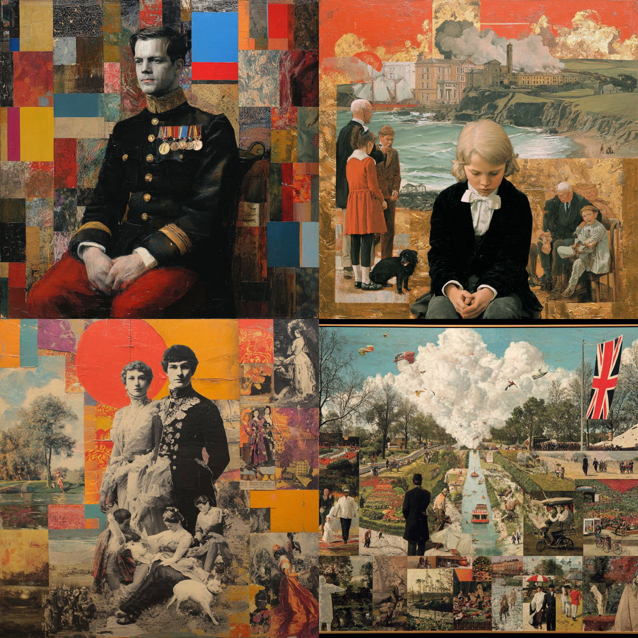 Peter Blake style, Midjourney V7, render 1 of 4