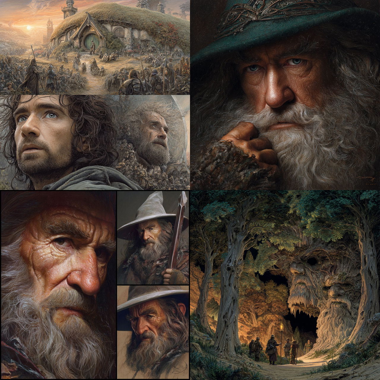 Peter Jackson style, Midjourney V7, render 1 of 4
