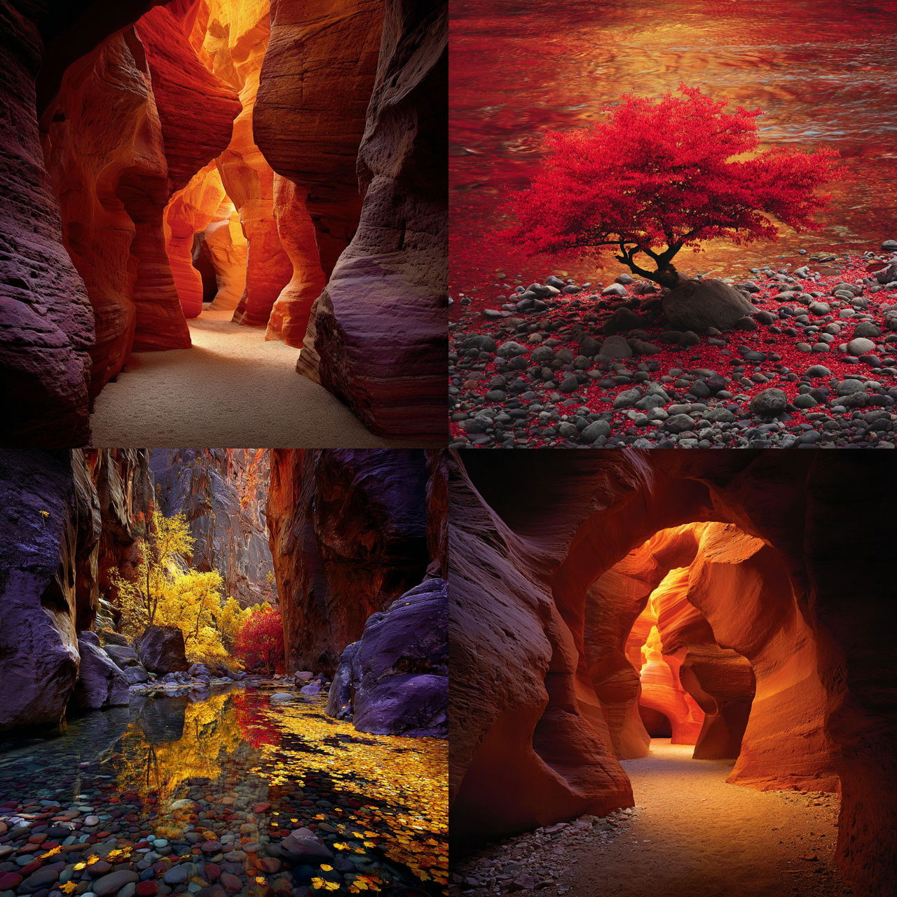 Peter Lik style, Midjourney V7, render 1 of 4
