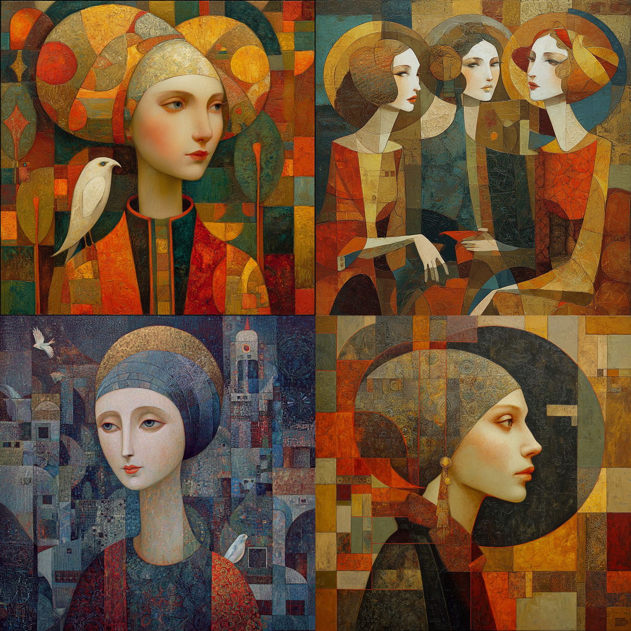 Peter Mitchev style, Midjourney V7, render 1 of 4