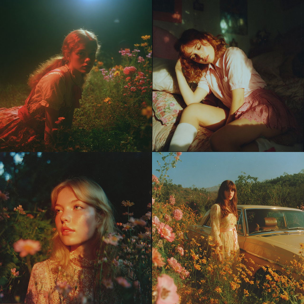 Petra Collins style, Midjourney V7, render 1 of 4