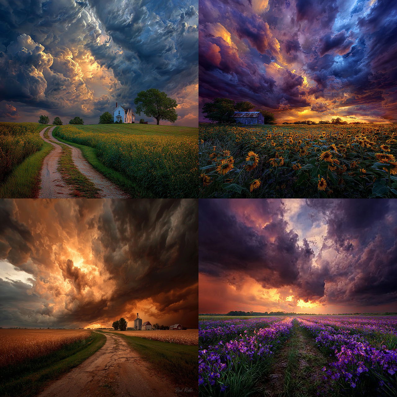 Phil Koch style, Midjourney V7, render 1 of 4