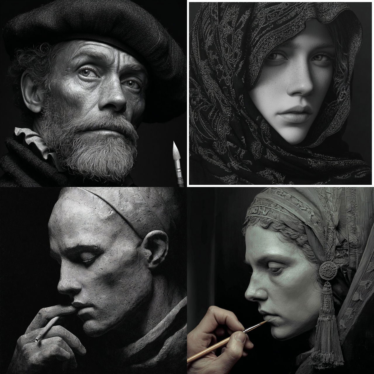 Philippe Faraut style, Midjourney V7, render 1 of 4
