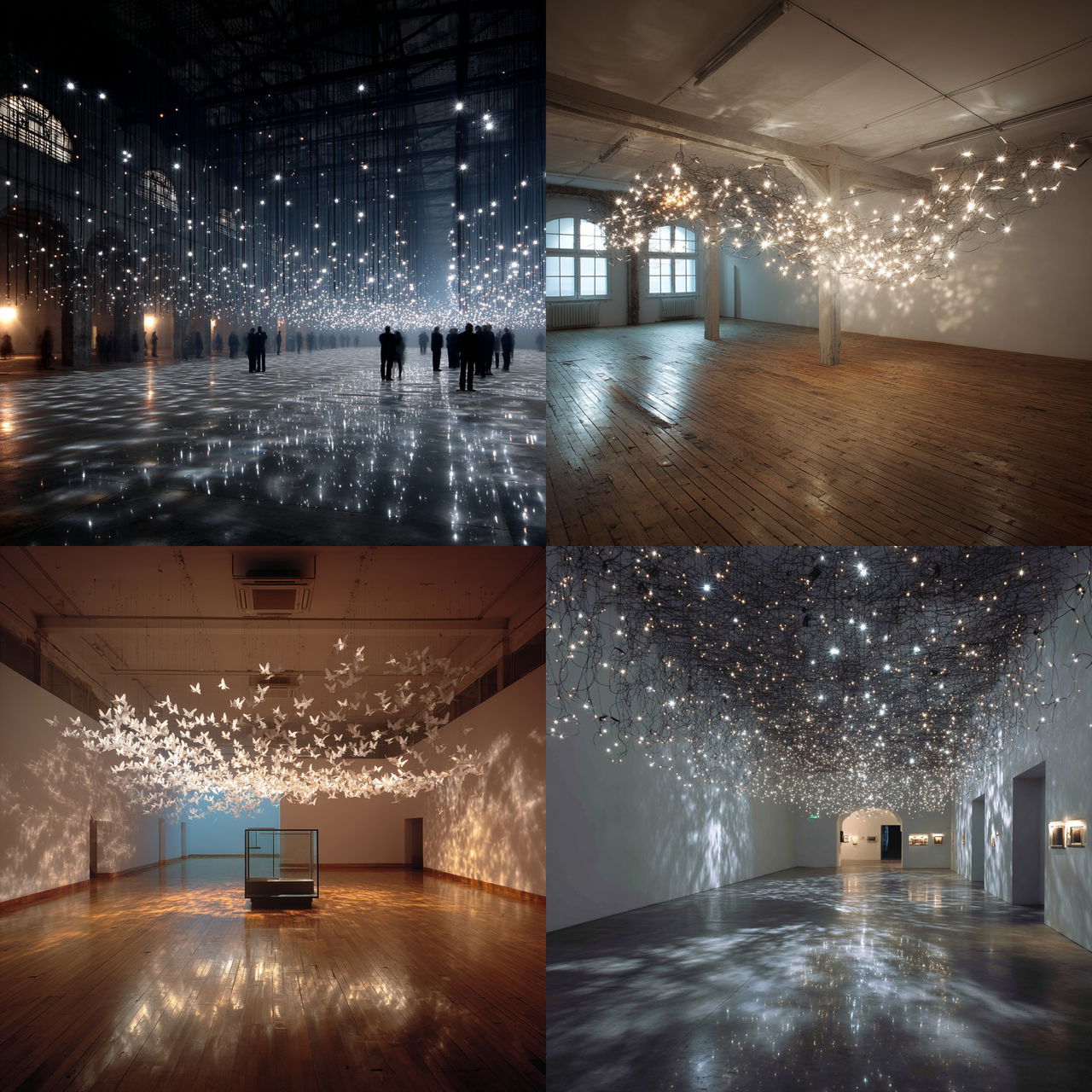 Philippe Parreno style, Midjourney V7, render 1 of 4