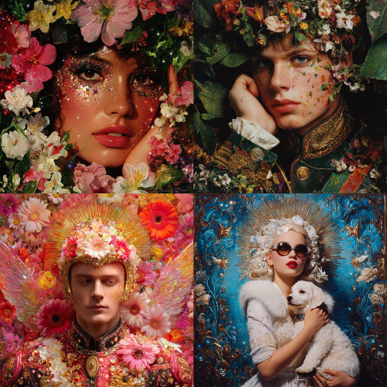 Pierre et Gilles style, Midjourney V7, render 1 of 4