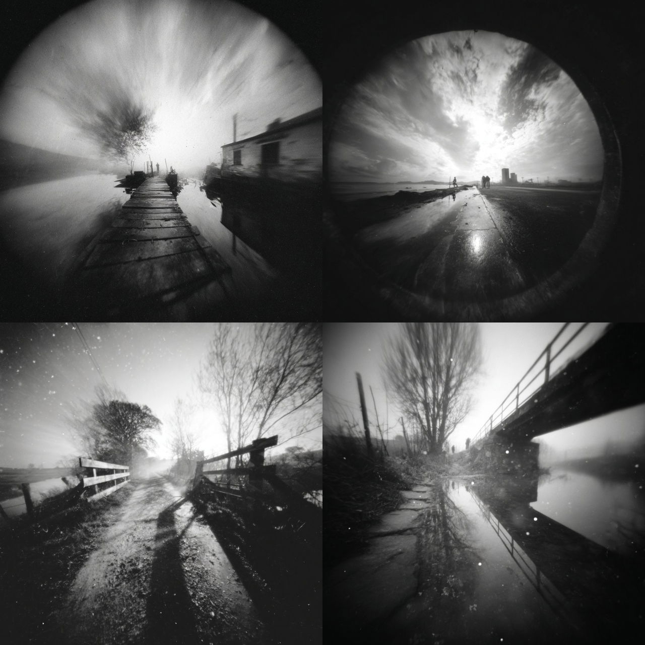 Pinhole photography style, Midjourney V7, render 1 of 4