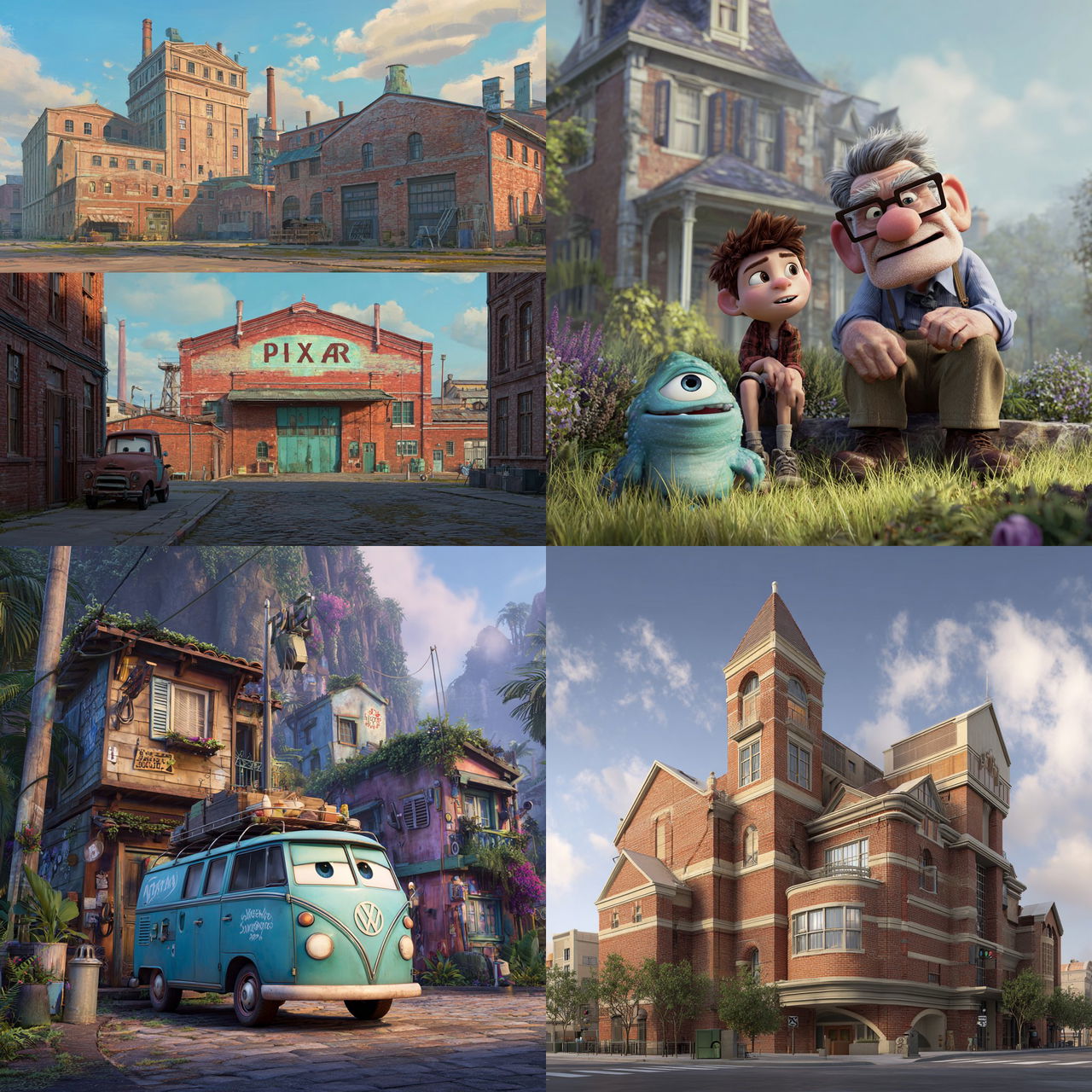 Pixar studio style, Midjourney V7, render 1 of 4