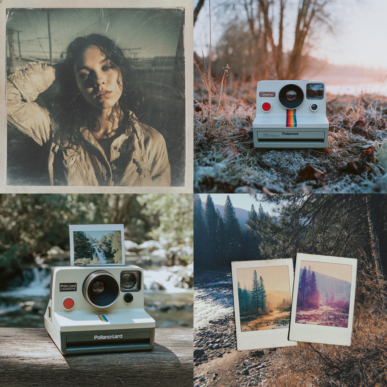 Polaroid style, Midjourney V7, render 1 of 4