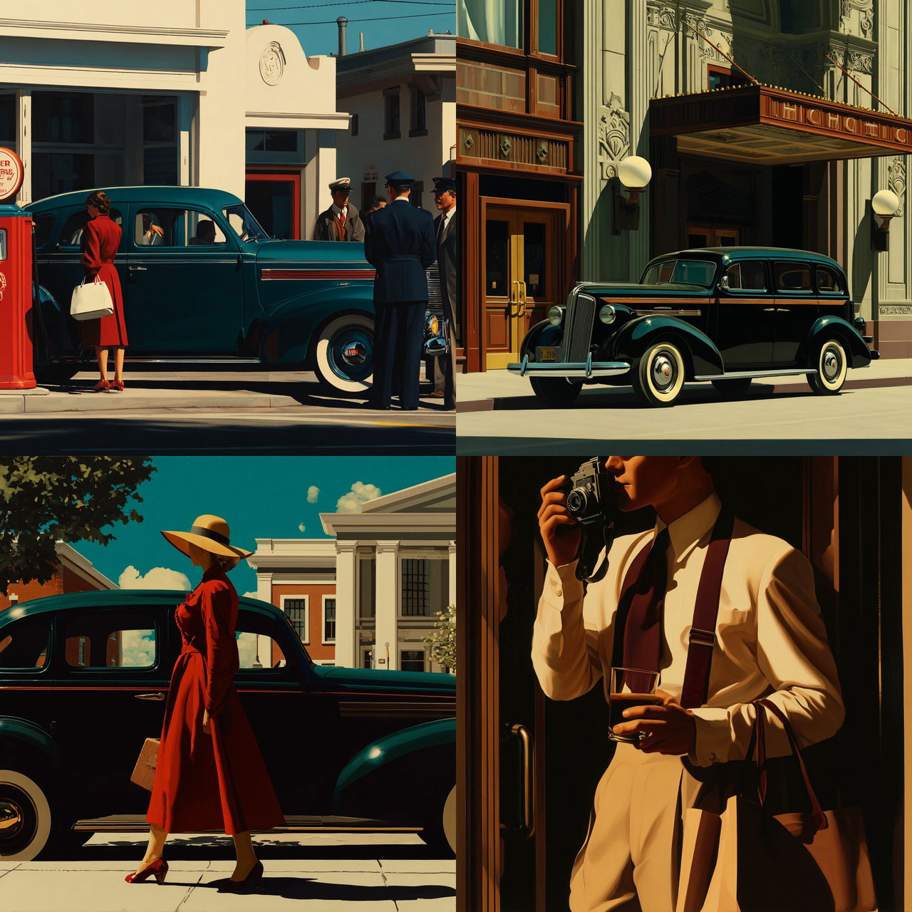 R. Kenton Nelson style, Midjourney V7, render 1 of 4