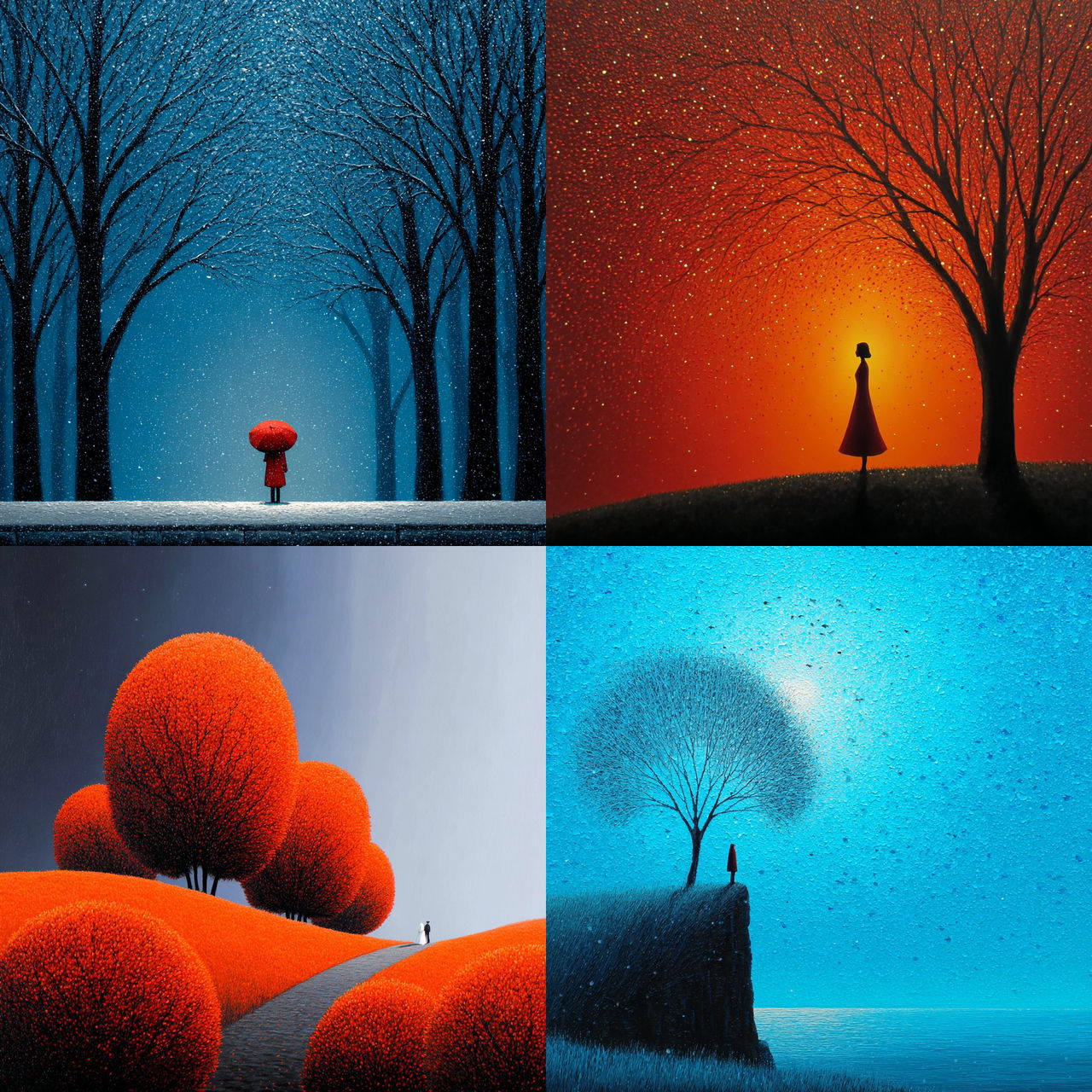 Rachel Bingaman style, Midjourney V7, render 1 of 4