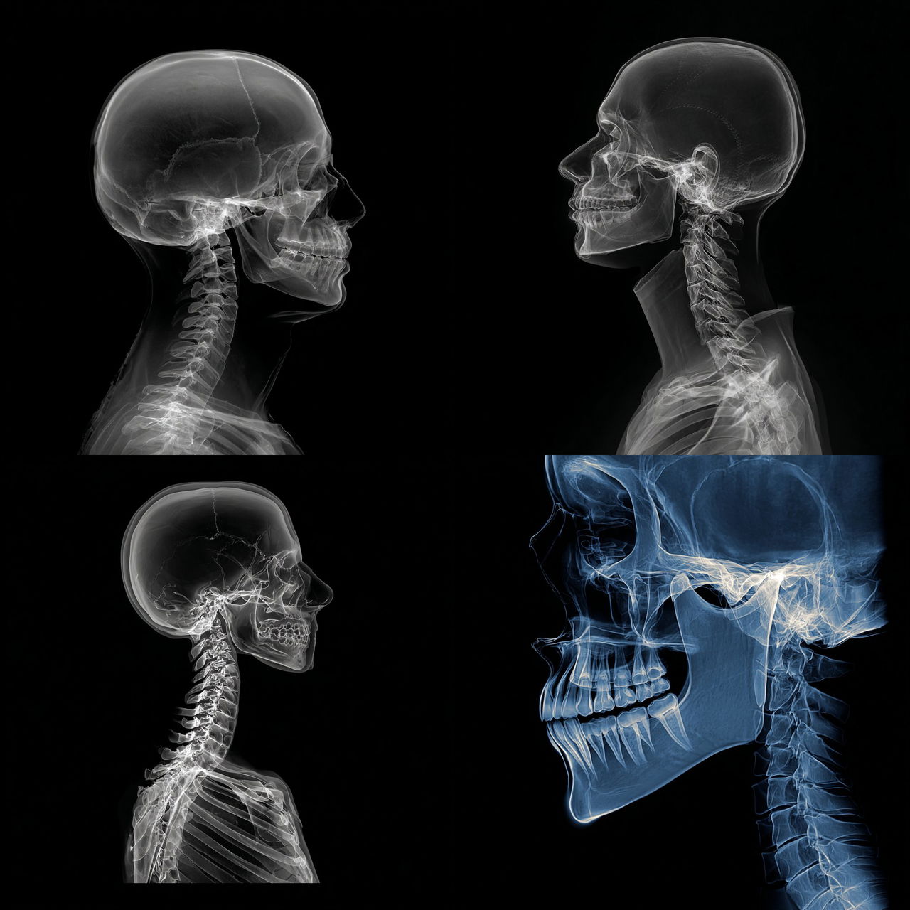Radiographic image style, Midjourney V7, render 1 of 4