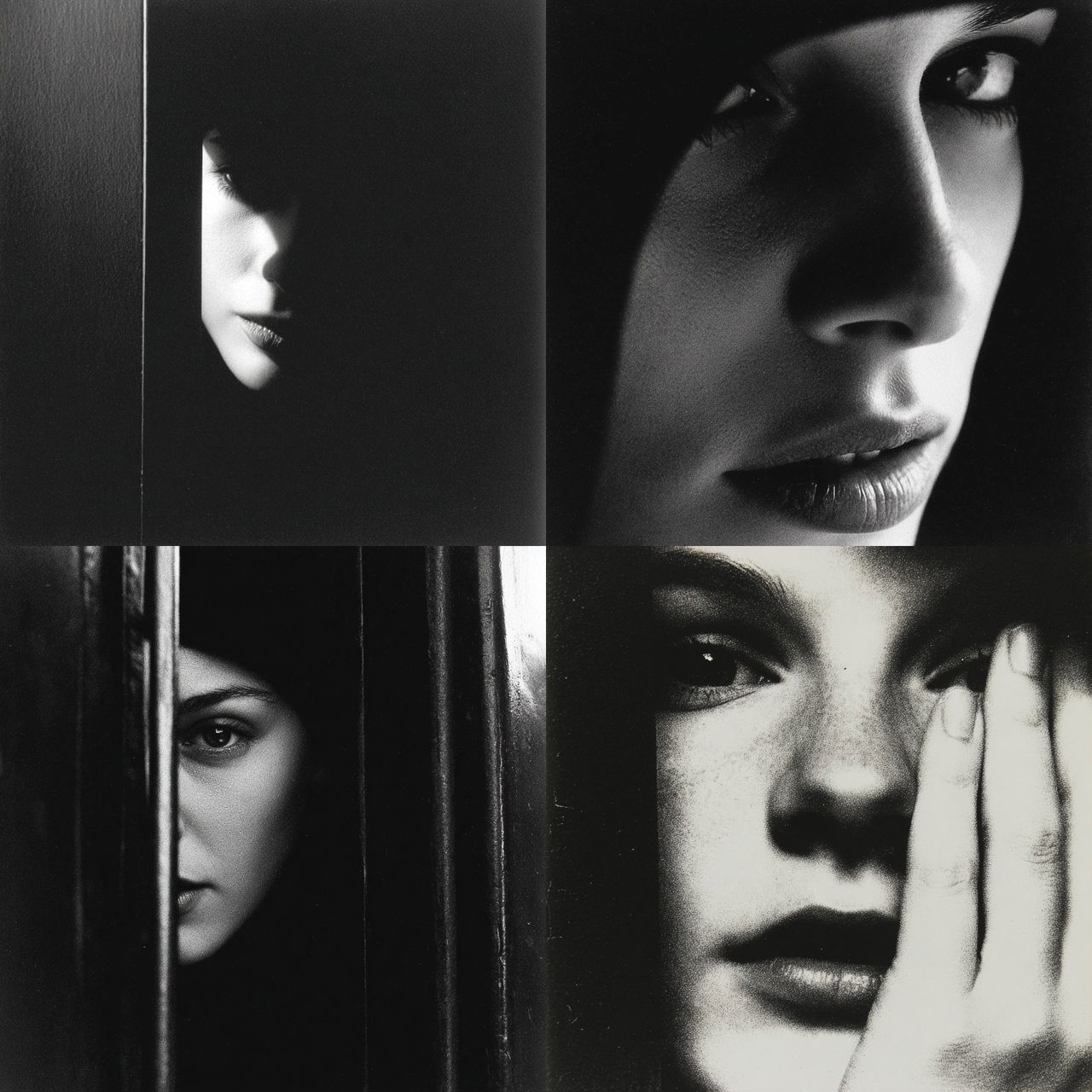 Ralph Gibson style, Midjourney V7, render 1 of 4